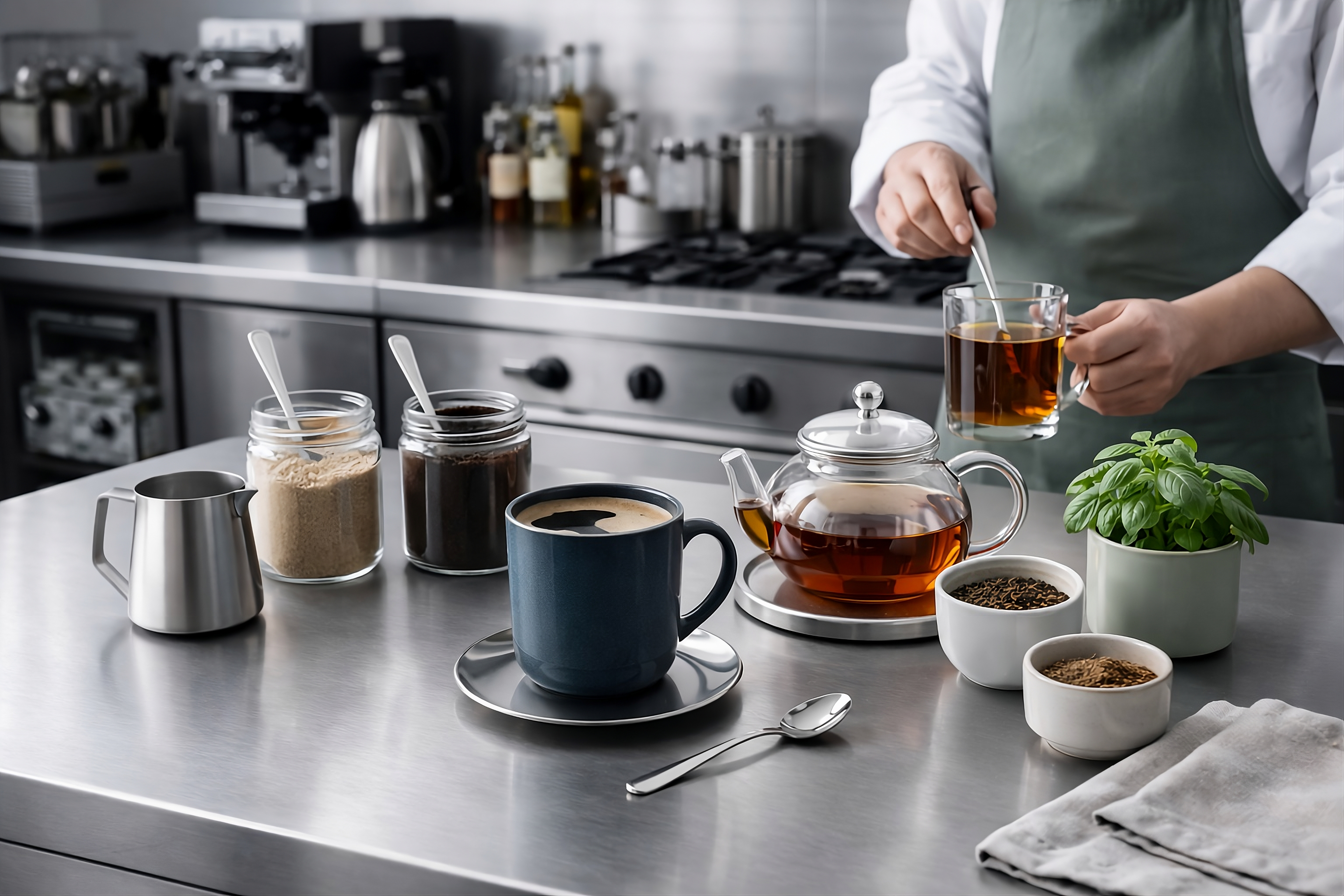 Coffee, tea and beverage essentials