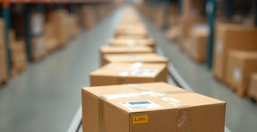 Warehouse conveyor and storage network